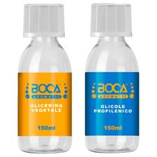 BOCA Base VG+PG 300ml | Glicerina Vegetale 150ml + Glicole Propilenico 150ml