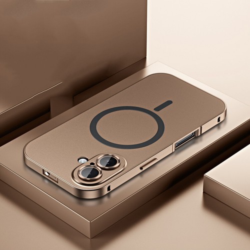 Coque Etui Magnétique Aluminium Luxe Antichoc Pour iPhone 16 15 14 Pro Max 13 12 - Zdjęcie 22 z 22