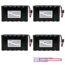 Kastar Battery Replace for Panasonic 2.4 GHz KX-TG4000B Cordless Station Unit