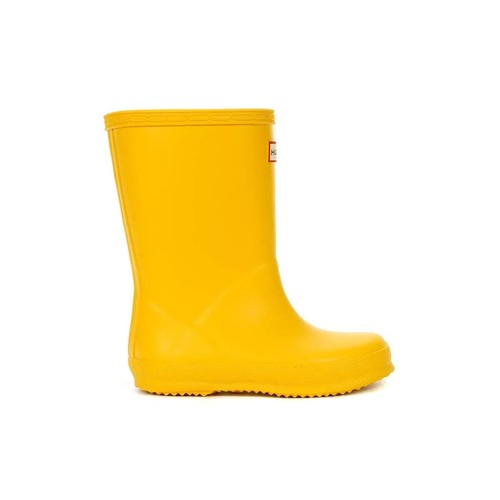 Hunter Little Kids Original First Classic Yellow Rain Boots KFT5094RMA.RYL - Picture 5 of 5