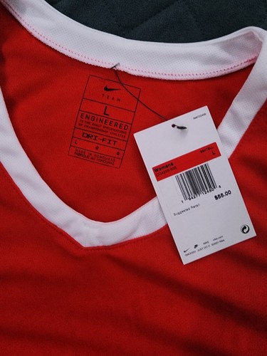Nike Women's Basketball Practice Jersey Sleeveless| Size L| Red | New Retail $55 - Picture 3 of 6