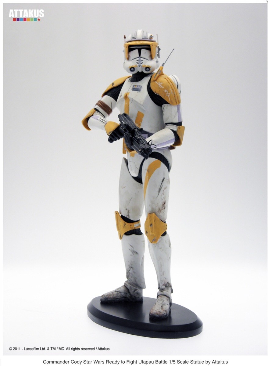 ATTAKUS STAR WARS コマンダーコディ 1/5スケール Attakus Commander Cody Statue Star Wars Utapau Battle 1/5