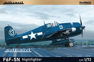 Eduard Models 1/72 GRUMMAN F6F-5N HELLCAT Night Fighter PROFIPACK KIT