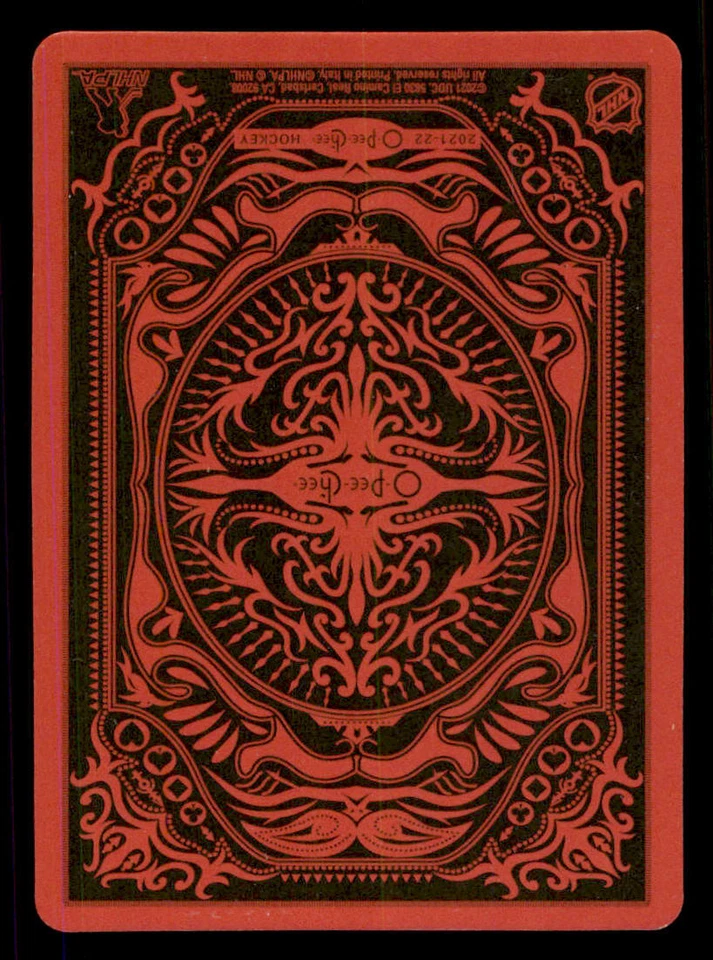 2021-22 O-Pee-Chee Playing Cards #10HEARTS Steven Stamkos - Image 2 of 2