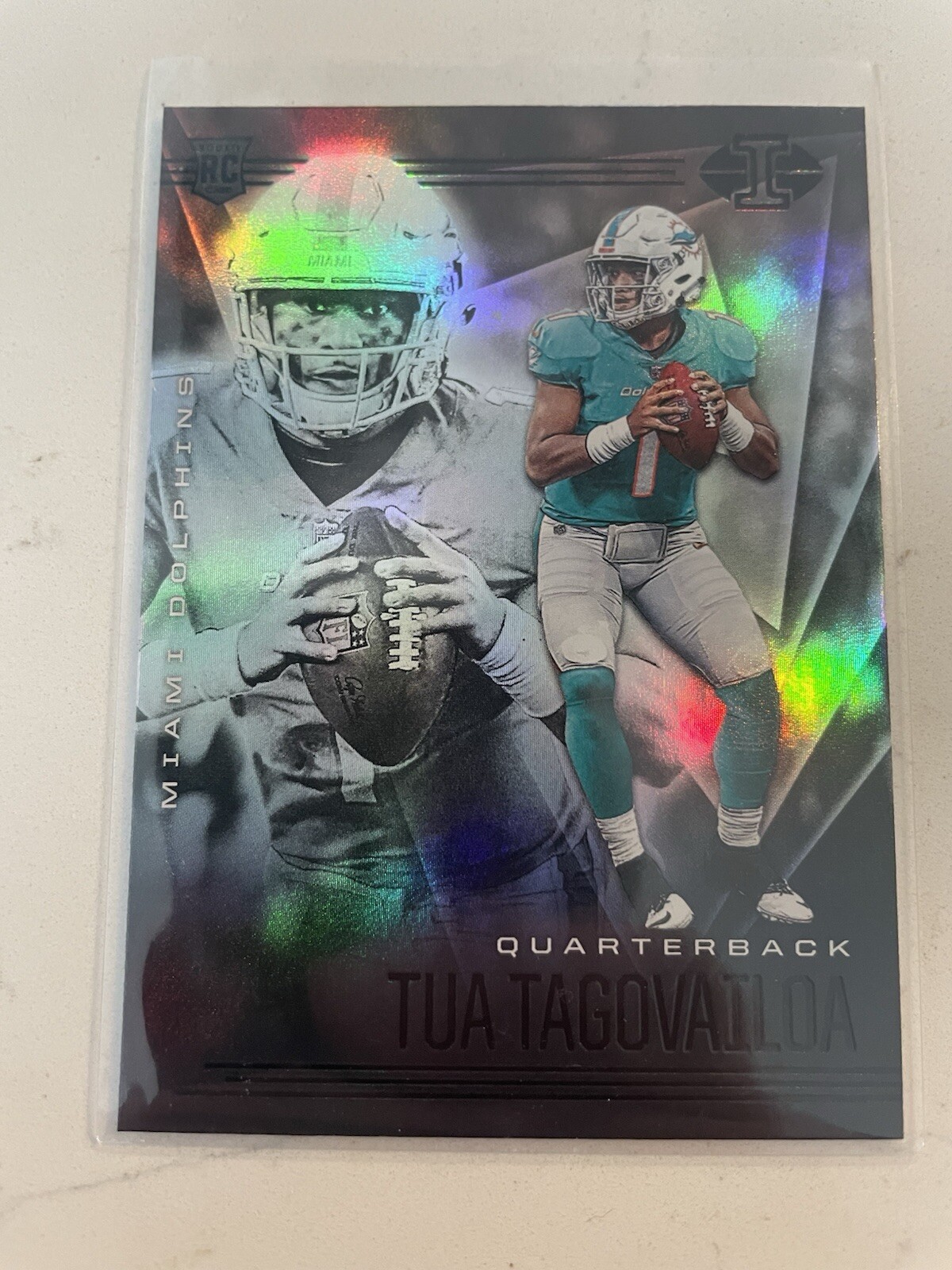 Tua Tagovailoa 2020 Panini Illusions - RC Rookie - Miami Dolphins - #6