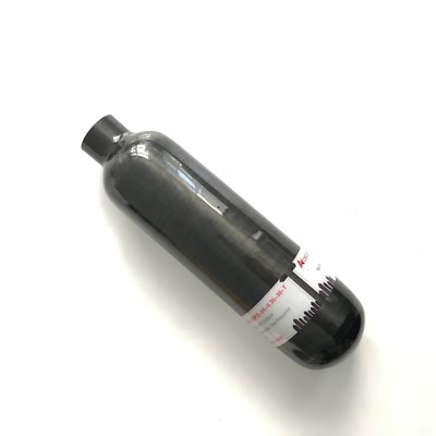 Air Rifle 0.5L 30Mpa Paintball Tank Carbon Fiber Air Cylinder PCP Bottle Black