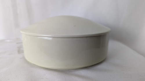 VINTAGE JAPAN SERVIERSCHALE Schmuckschüssel MIT DECKEL BLASS 6" RUND UCGC UCAGCO - Bild 2 von 5