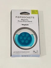PopSockets MagSafe Round PopGrip Phone Grip & Stand for iPhone - Blue