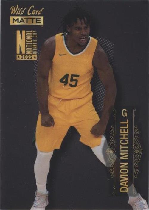 2022 Wild Card MATTE National Convention - Davion Mitchell #MBN-4 - 1 of 2