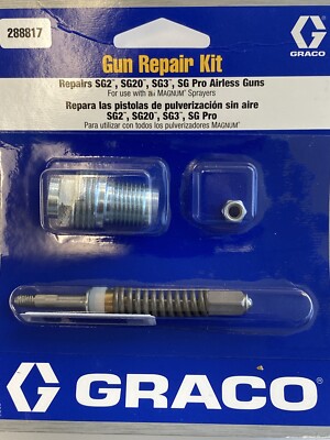 BLACK RABBiT　お座り Fire pattern GR×BK Graco 288817 Gun Repack Kit SG2,SG3,SG Pro, SG20. Genuine