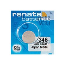1 x Renata 346 Watch Batteries, 0 MERCURY equivalent SR712SW