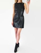 Versace jeans Couture faux leather dress SZ 40/26