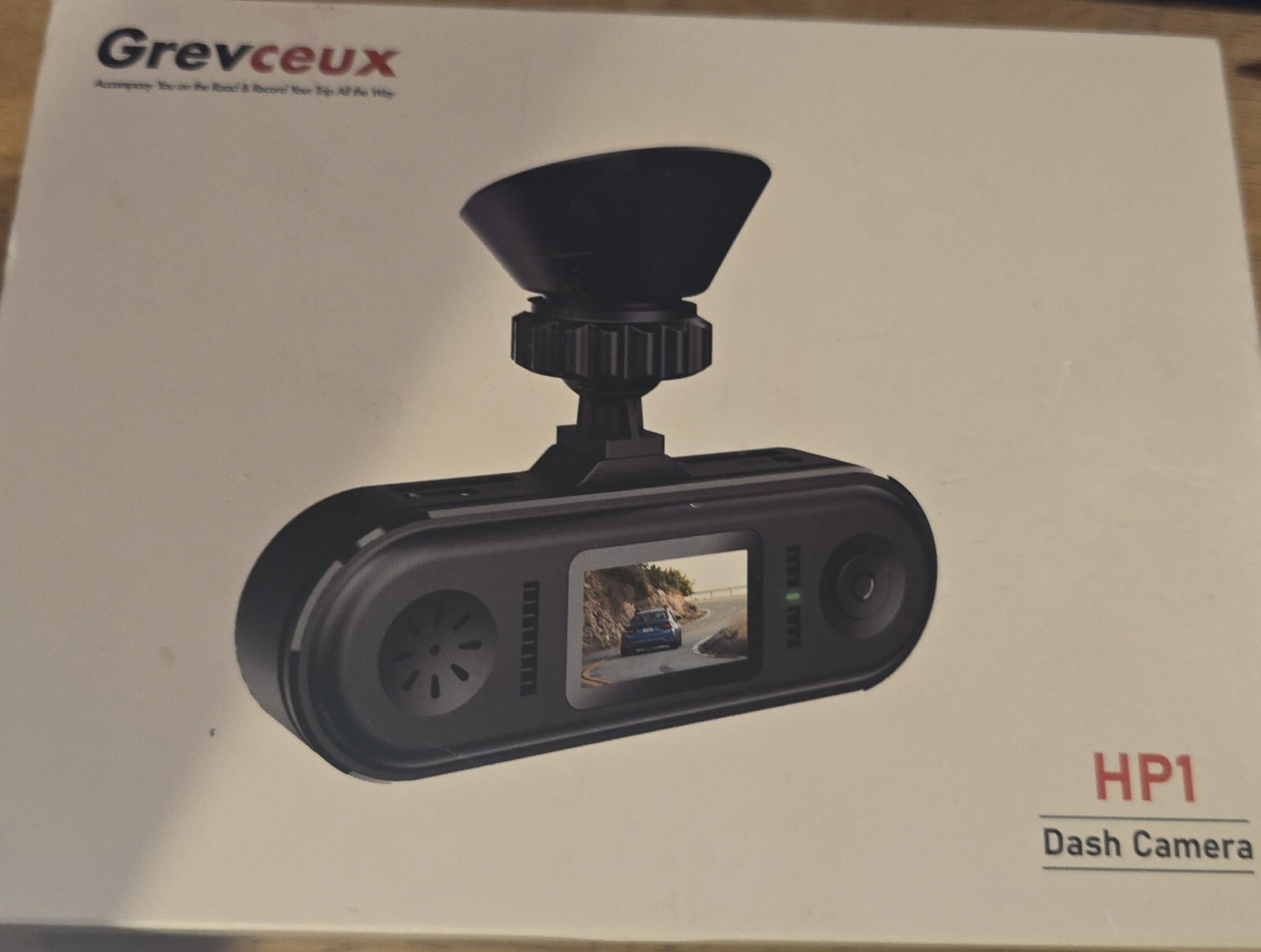 Dash Cam with Built-in WiFi, FHD 1080P, and Mini Screen for Car Dashboard-image