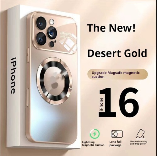 Luxury Titanium Metallic Color Magnetic Case for iPhone 14 15 16Case for Magsafe - 第 2/18 張圖片