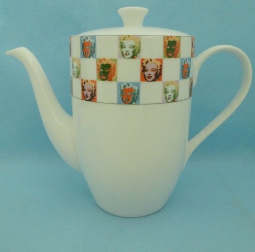 MARILYN MONROE Some Like It CAFETERA CALIENTE de Block Andy Warhole NUEVA SIN ETIQUETAS COMO NUEVA - Imagen 2 de 7