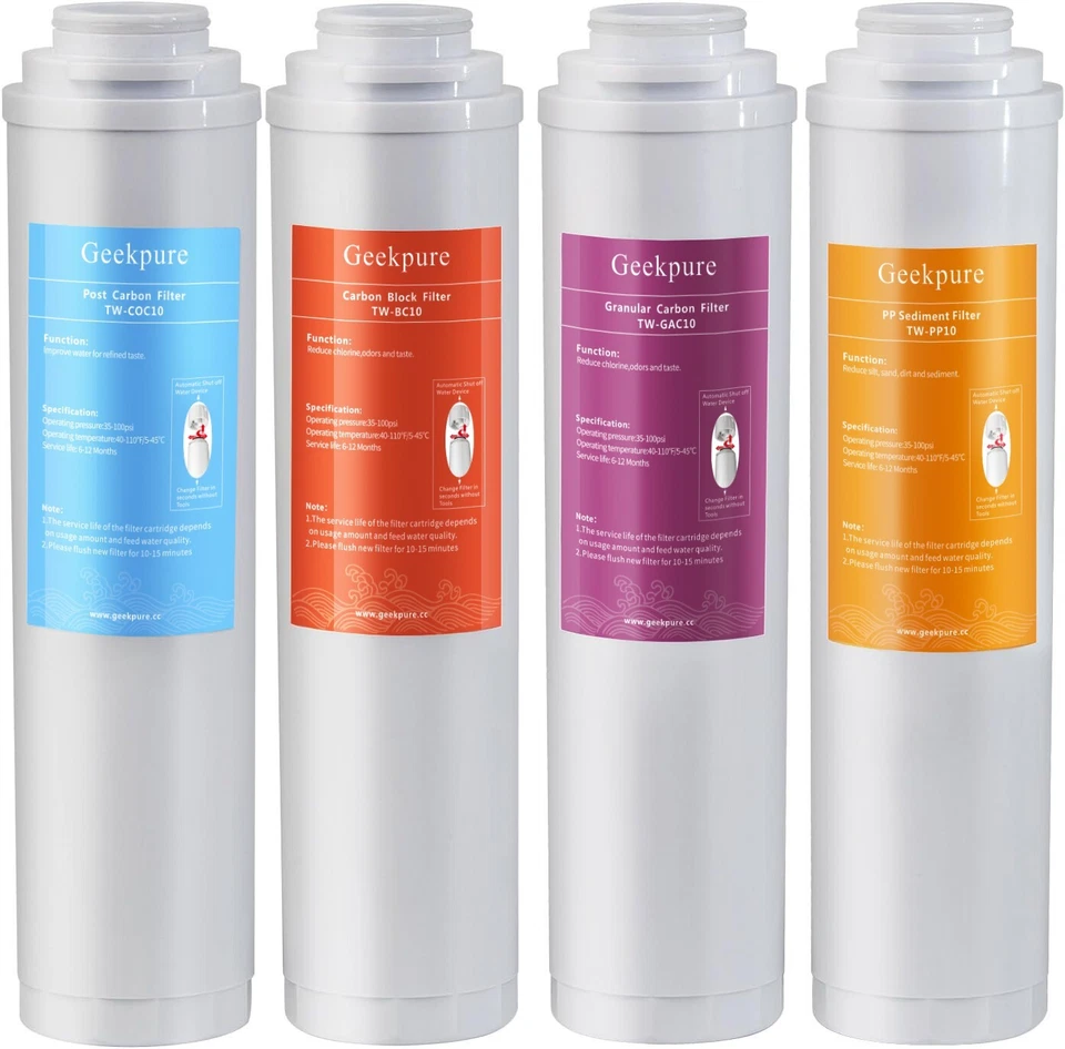 5 Stage Reverse Osmosis RO Water System with Quick Twist Change Filter 75 GPD - Image 3 of 4