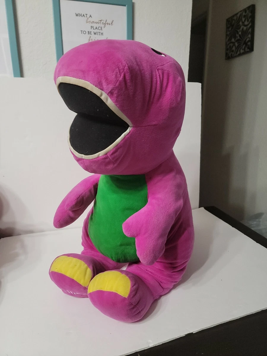 Peluche barney fisher price sales