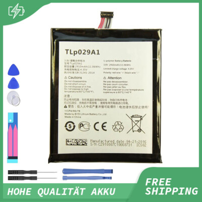 Akku für Alcatel One Touch Pop 3 5.5 OT-5025 OT-5025D TLp029A1 CAC2910008C1