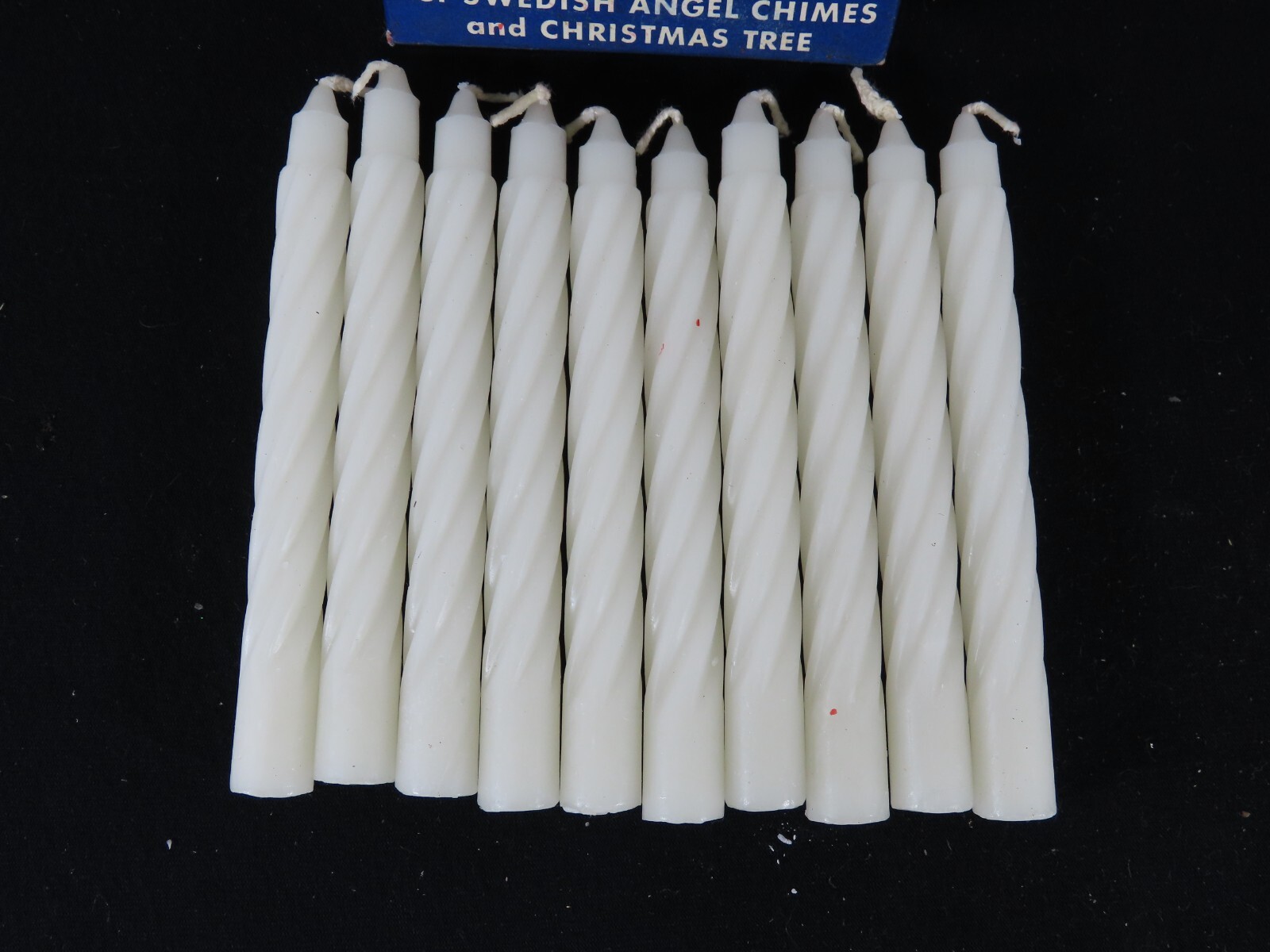 10ct Vintage Swedish Angel Chimes Replacement Candles Only Original Box