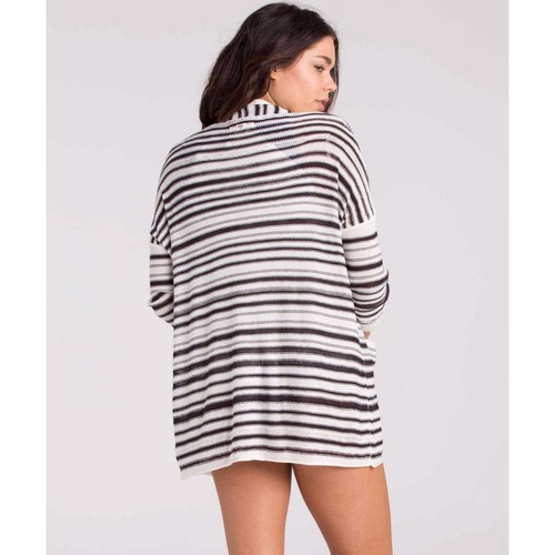 Off M Nwt Black 679370037741 2016 Kvinders Lines Sweater Stripe Udenfor Billabong 65 zA4fWAwq