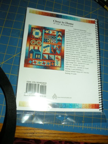 American Quilter's Society NIP CLOSE TO HOME MICHELLE SCOTT 55 X 65 $79.95 QUILT - Picture 2 of 4