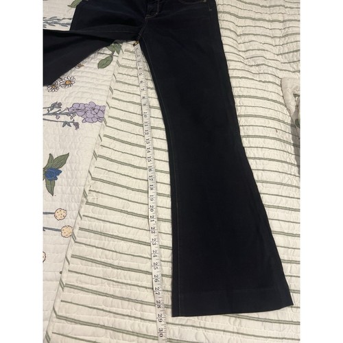 Citizens Of Humanity Women's Black Jeans High Rise Wide Leg Size 26 With Stretch - Picture 2 of 13