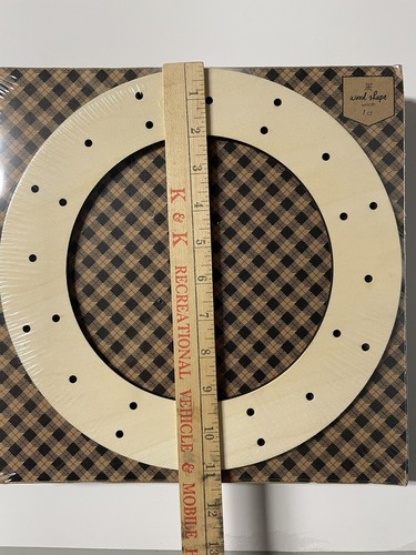 Wreath Form Lot- 6 Pieces - Wooden 11” - Picture 2 of 2