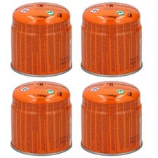 4 x Value Pack 190g Butane Propane Pierceable Gas Cartridges Camping Canisters