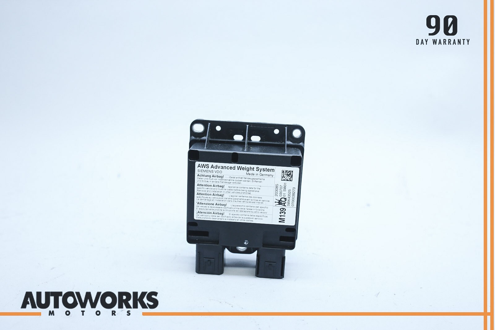 03-12 Maserati Quattroporte M139 AWS Advanced Weight System Control Module OEM