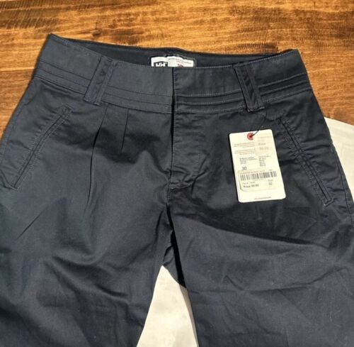 Pantalones capri Helly Hansen para mujer talla 30 azul marino algodón elástico - Imagen 3 de 4