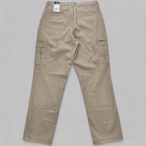 NEW Dickies Cargo Pants Men's 38x34 Beige Straight Leg Flex Utility Workwear - Picture 5 of 12