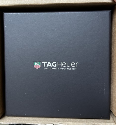 TAG Heuer Watch Presentation box & Outer Box Brown Leather - Picture 12 of 12