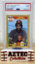 1987 Topps Tiffany #599 TONY GWYNN All-Star PSA 9 Mint- San Diego Padres- HOF