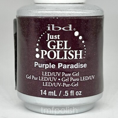 Brand New IBD Just Gel Nail Polish - Purple Paradise - Full Size