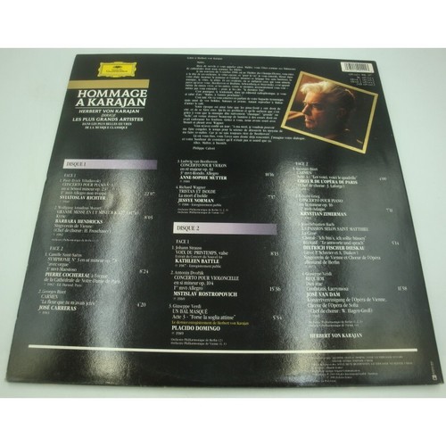 Hommage à Karajan - Les plus belles oeuvres de la musique classique 2LP's 1989 D - Imagen 2 de 5