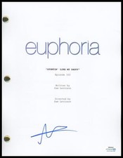 Austin Abrams "Euphoria" AUTOGRAPH Signed 'Stuntin' Like My Daddy' Script ACOA
