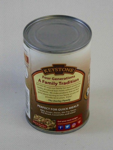 KEYSTONE ALL NATURAL MEAT Beef x2 & Chicken x2 cans - 14.5 OZ 58 oz total - Picture 4 of 7