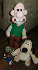 wallace and gromit plush toys