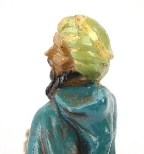 Vintage Krippenfigur Sterndeuter König Weise Männer Figur Italien Statue Statue 7,5 - Bild 6 von 11