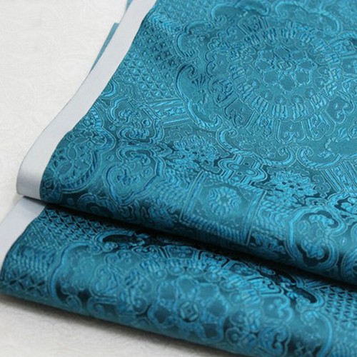 Disfraz chino vintage chino brocado de seda satinada con flores artesanal - Imagen 7 de 31