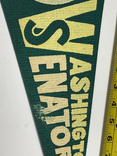 1960s Washington Nationals DC Senators Baseball Mlb Mini Pennant Banner 3.75x8.5 - Picture 4 of 6