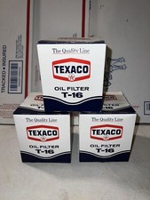 Vintage Texaco T - 16 Nos Oil Filter Sealed Box Gmc 305 V6 Others 1960s Chevy Vintage Texaco T - 16 Nos Oil Filter Sealed Box Gmc 305 V6 Others 1960s Chevy