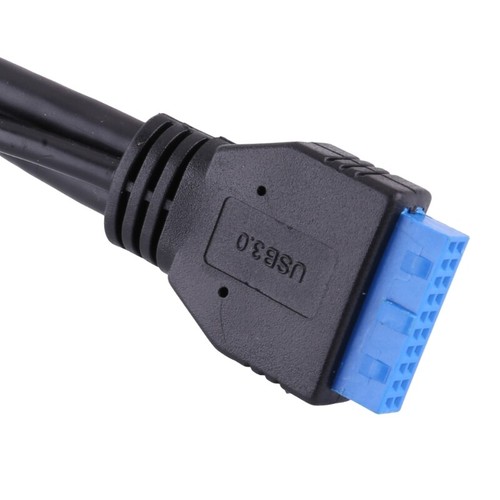 USB3.0 1 to 2 Splitter 19Pin USB 3.0 Extension Cable for Computer Motherboard - Picture 4 of 8