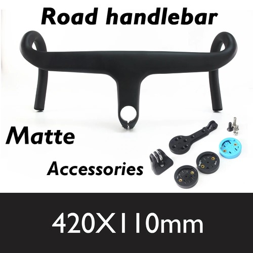 Full Carbon Fiber Road Bike Racing Integrated Handlebar 28.6mm 90-120*380-440mm - Picture 16 of 38