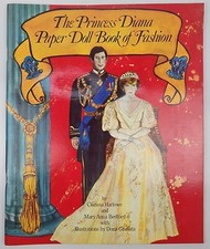Vintage Princess Diana Prince Charles Paper Doll Fashion Book Uncut King 1982