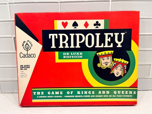 Tripoley Vintage Edizione Deluxe n. Tappetino gioco 111 Cadaco - PULITO! - Foto 3 di 17