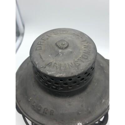 Antique Dressel Arlington B & ORR Lantern Blue Globe