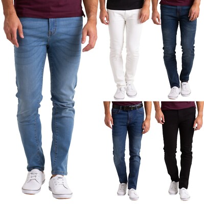 westAce Herren Slim Fit Jeans Stretch Baumwolle Skinny Denim Hose