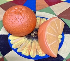 Play Food Replacement Fruit ORANGE  SLICE Pretend Tikes Fun Cooking LTR-OOSMD