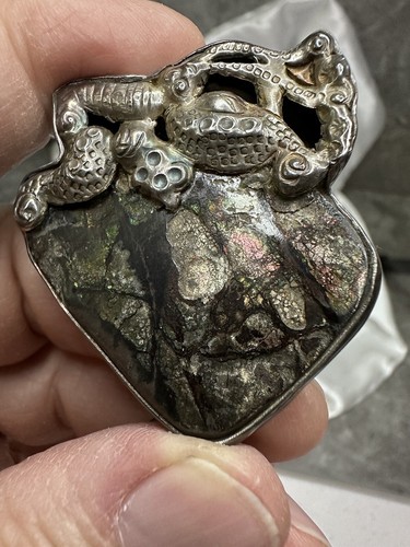 Amy Kahn Russell Anhänger/Brosche Sterlingsilber mit mehrfarbigem Stein & Turmalin - Bild 2 von 5